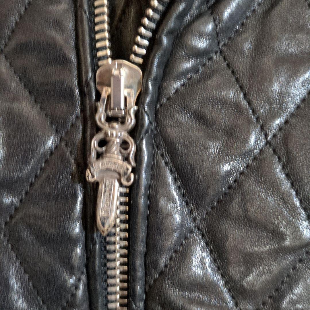 クロムハーツ　クリティン　ライダースジャケット　サイズM