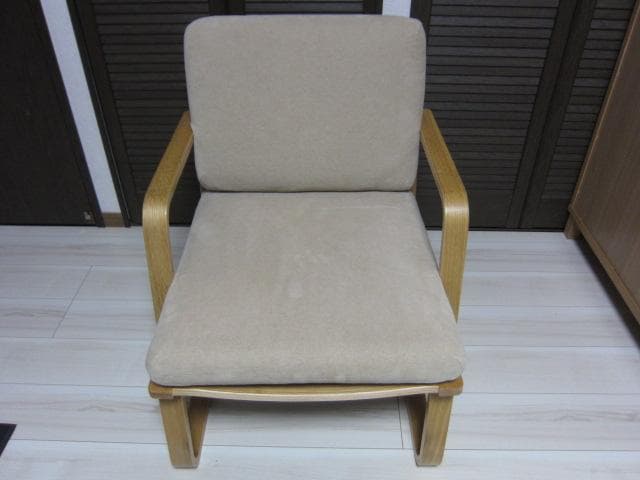 MUJI /無印良品　リビングでもダイニングでもつかえるソファチェア②