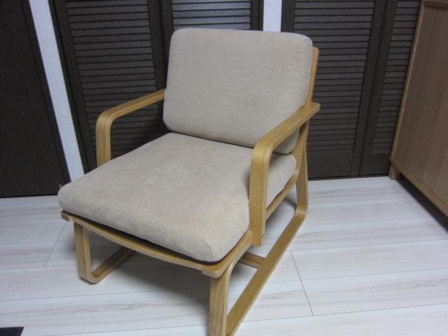 MUJI /無印良品　リビングでもダイニングでもつかえるソファチェア②