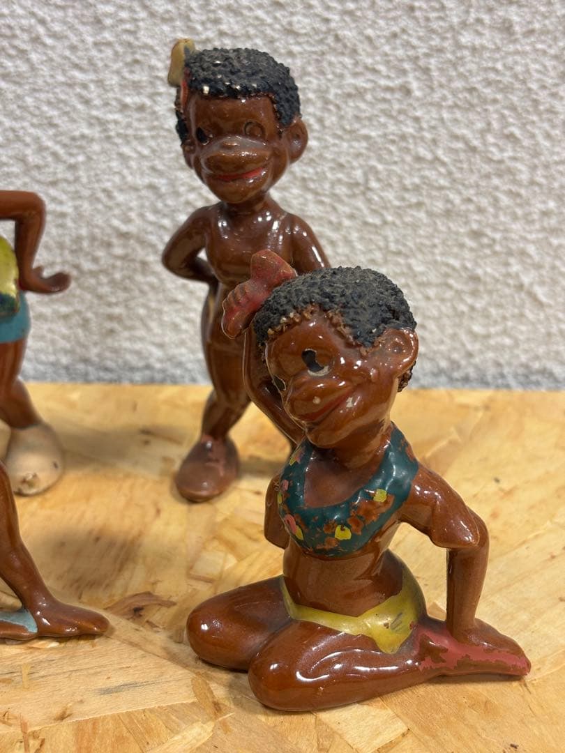 ビンテー ジ アンティーク人形 6体セット陶器