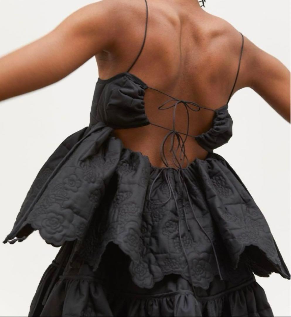 cecilie bahnsen キルティング キャミソール トップス ブラック