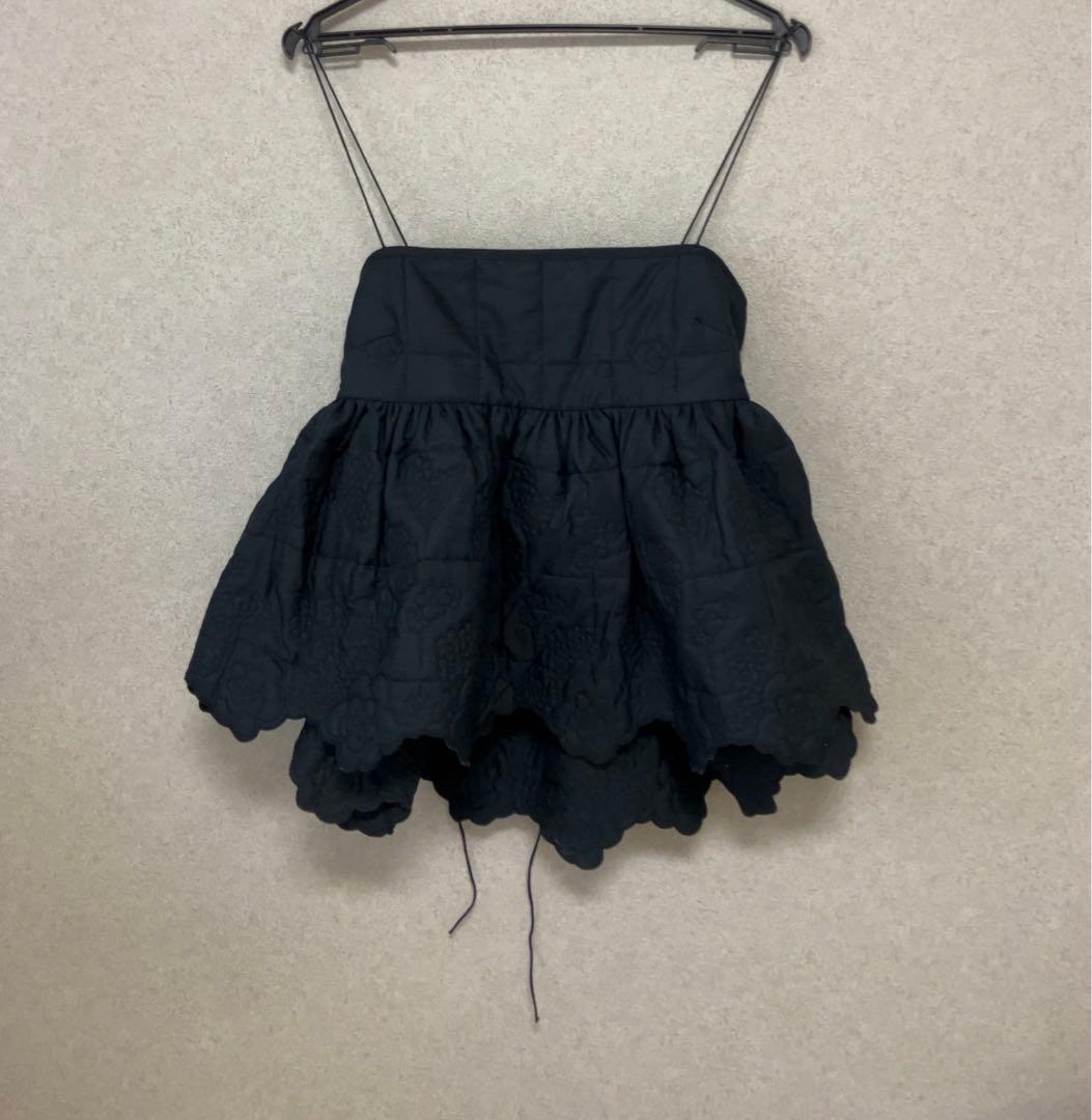 cecilie bahnsen キルティング キャミソール トップス ブラック