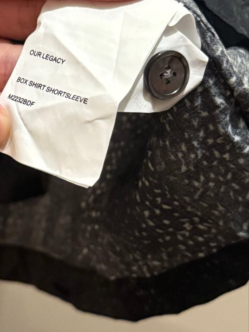 OurLegacy 23ss Flower Print シャツ　OUR‘s