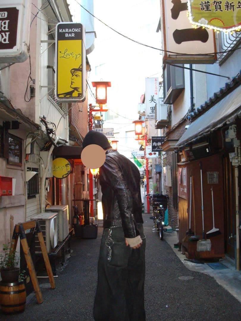 00s archiveブラックレザーシングルライダースジャケット 本革