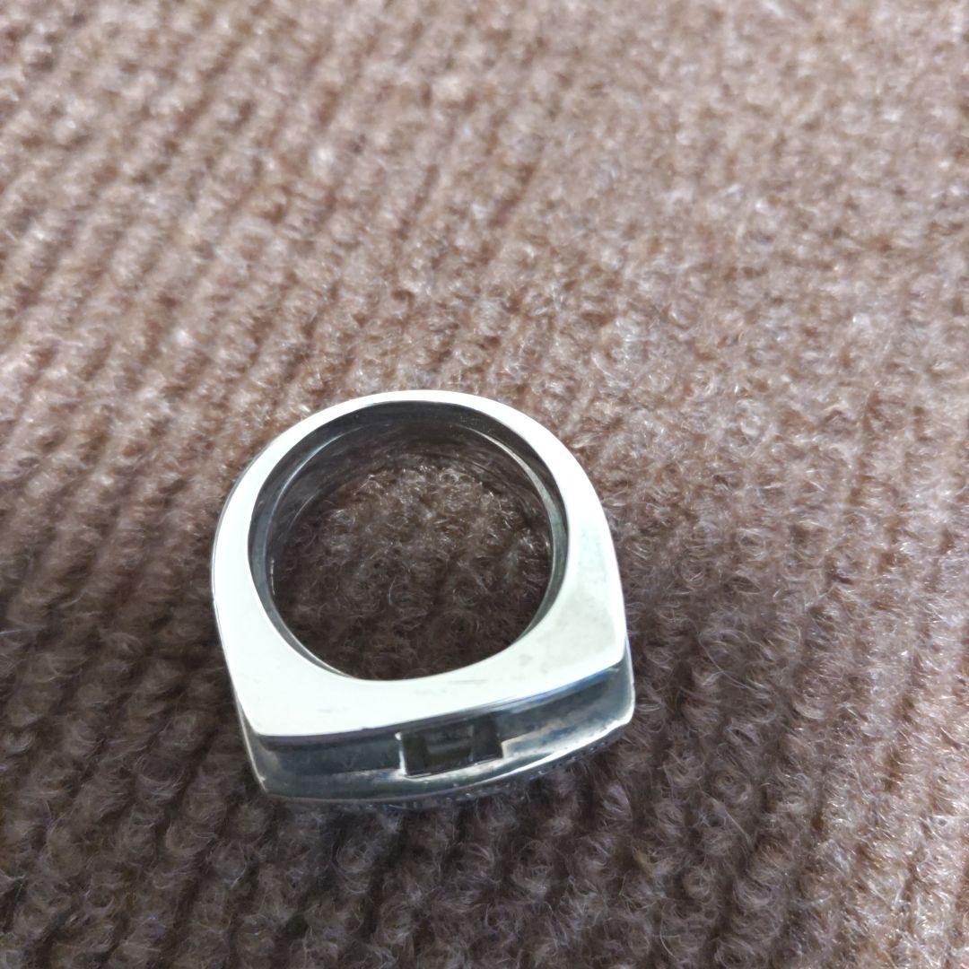 【お値下げ中】GARNI ナチュラリズム シルバーリング　内径約19mm