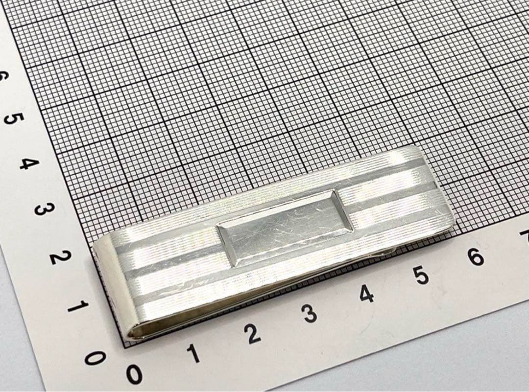 c565 ティファニー　エンジンターン　マネークリップ　シルバー　925