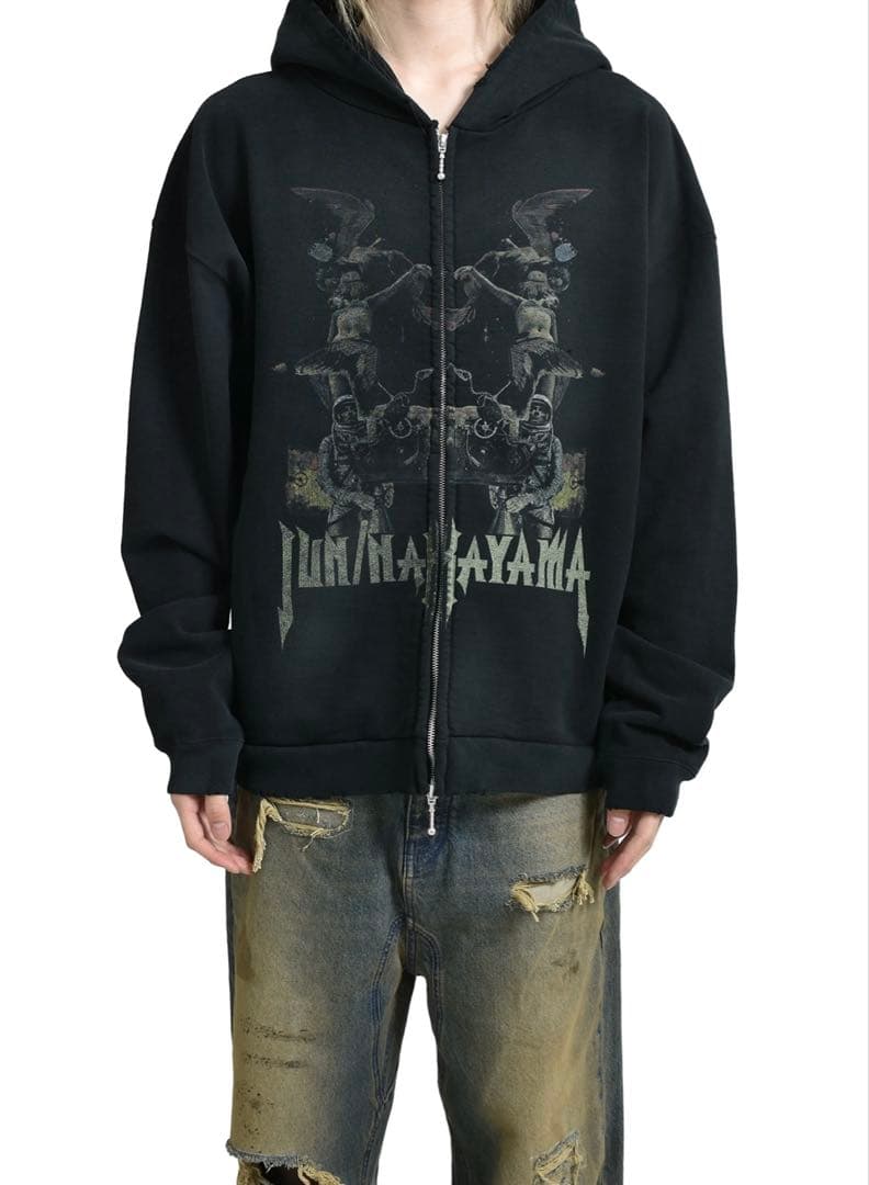 Jun/nakayamaジップパーカー