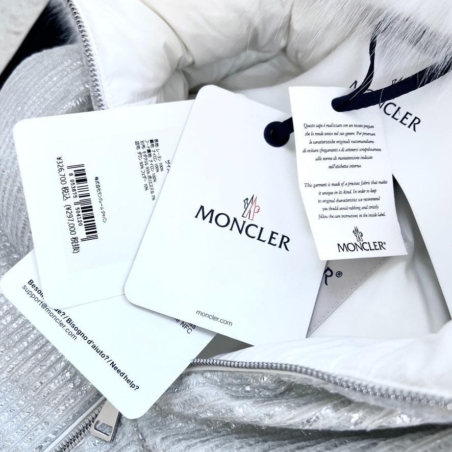 新品未使用タグ付★MONCLER★2024★Mergule★ファー★ダウンベスト