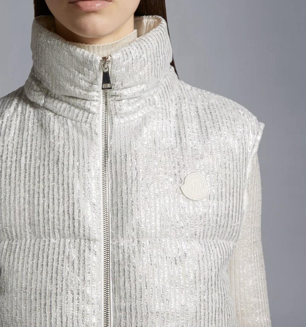 新品未使用タグ付★MONCLER★2024★Mergule★ファー★ダウンベスト