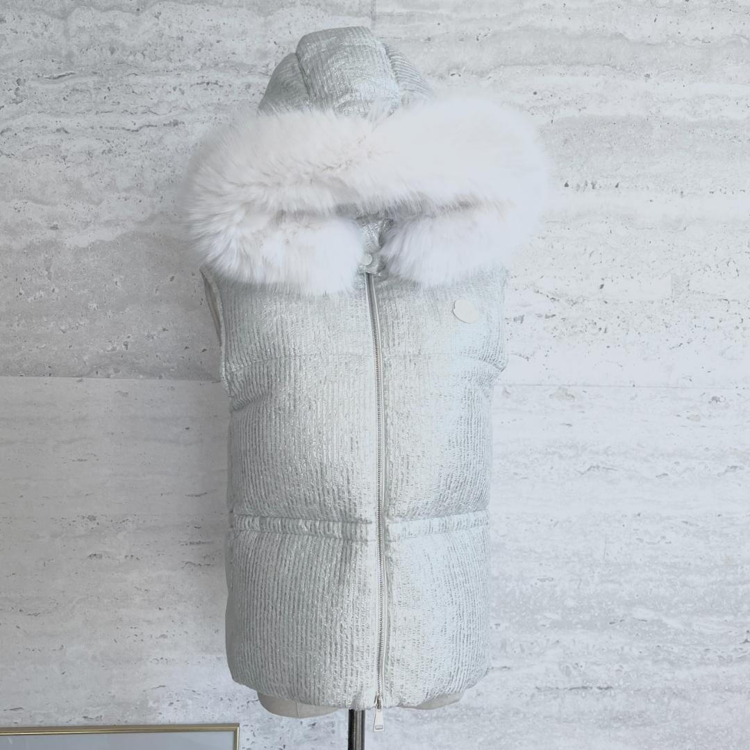 新品未使用タグ付★MONCLER★2024★Mergule★ファー★ダウンベスト