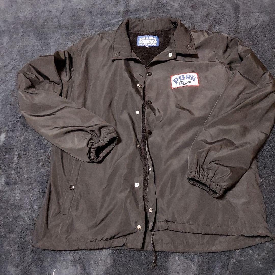 【希少】PORKCHOP 黒XLサイズ ナイロンジャケット