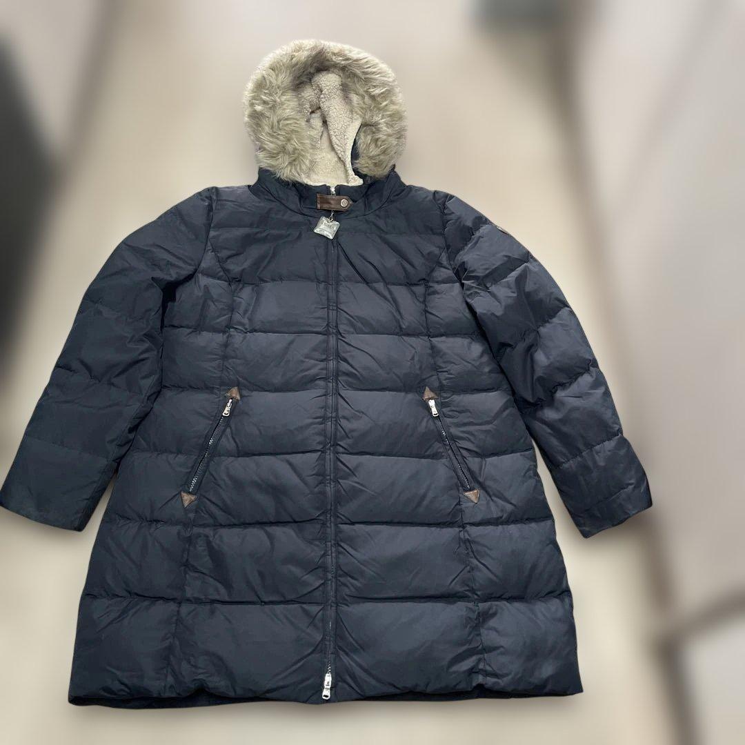 ラルフローレンダウンジャケット ファー付き　ネイビー