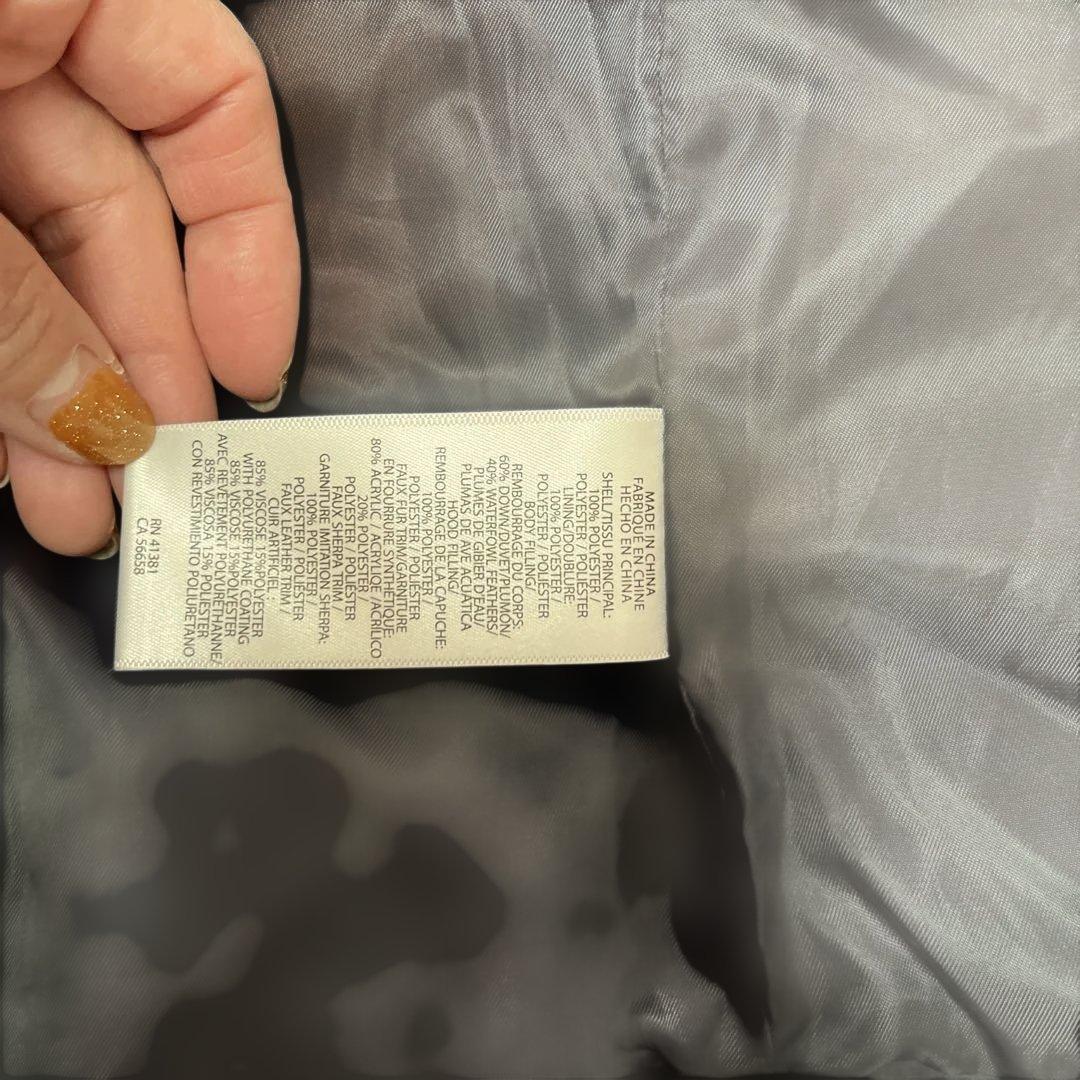 ラルフローレンダウンジャケット ファー付き　ネイビー