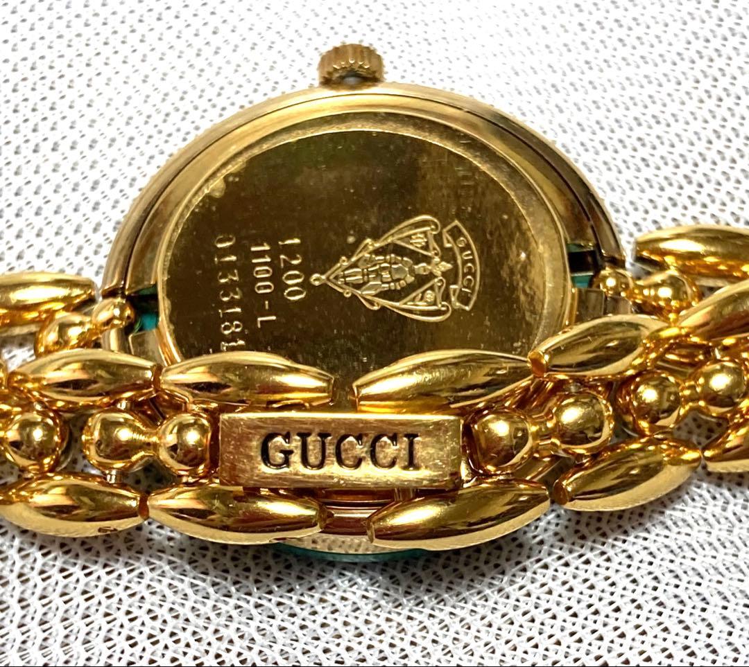 い*か様 グッチ チェンジベゼル ホワイト文字盤【稼働品】