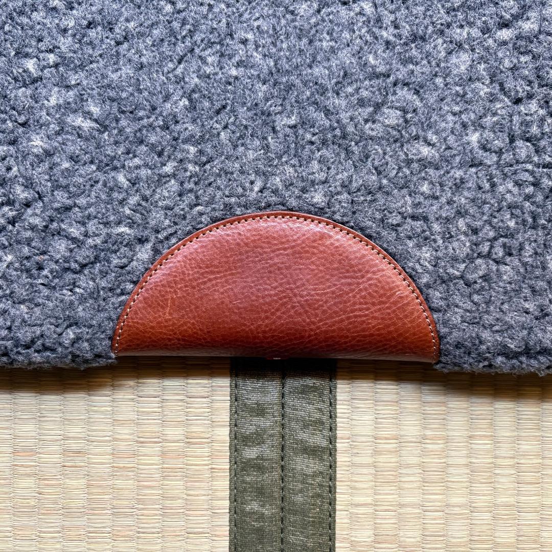 hardgraft MacBookケース 13インチ用 イタリア製 ウールレザー