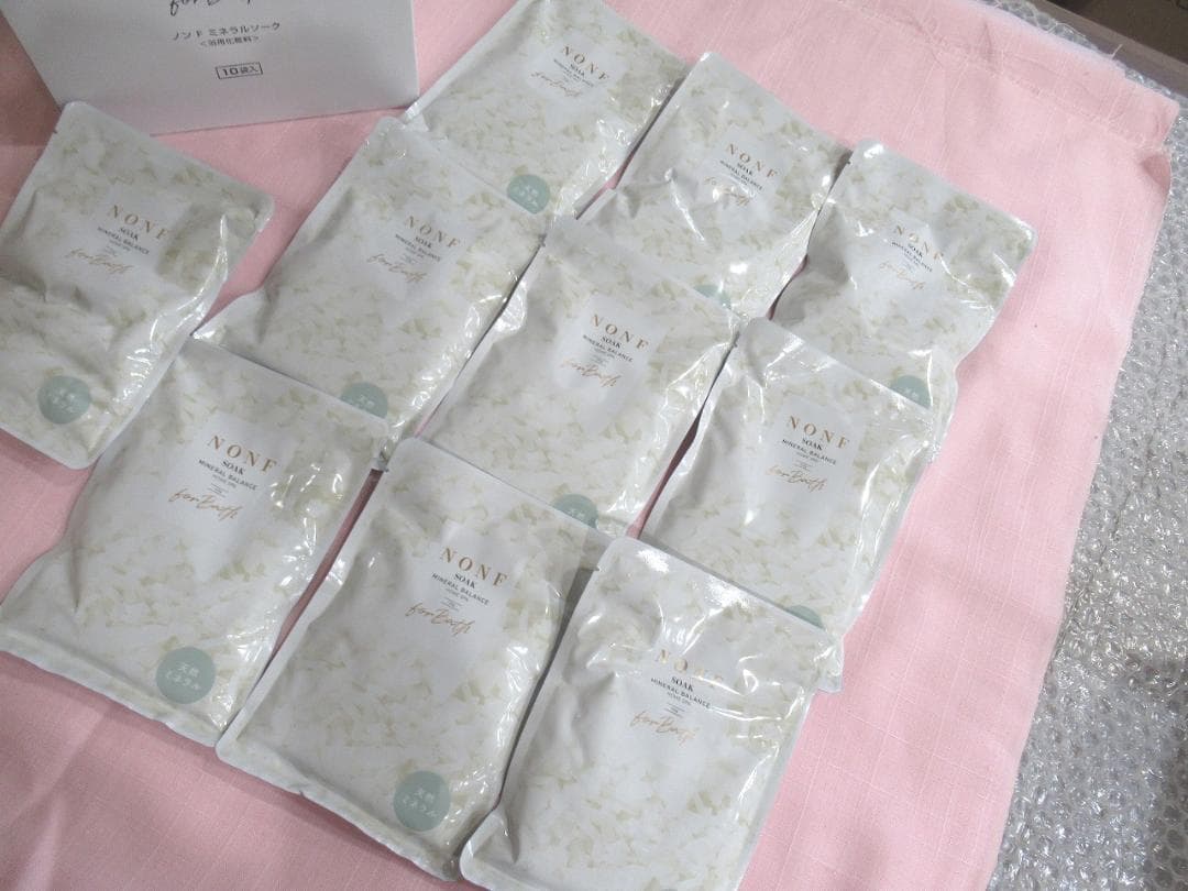 マッコイ ノン　F　 ミネラルソーク　 100g×10袋　バスソルト