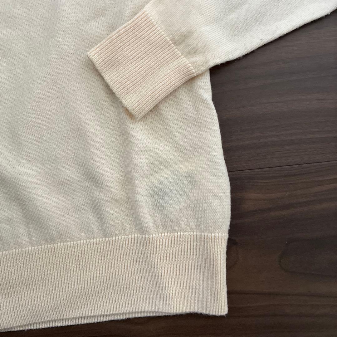 POLO RALPH LAUREN アイボリー 長袖セーター XS ウール100