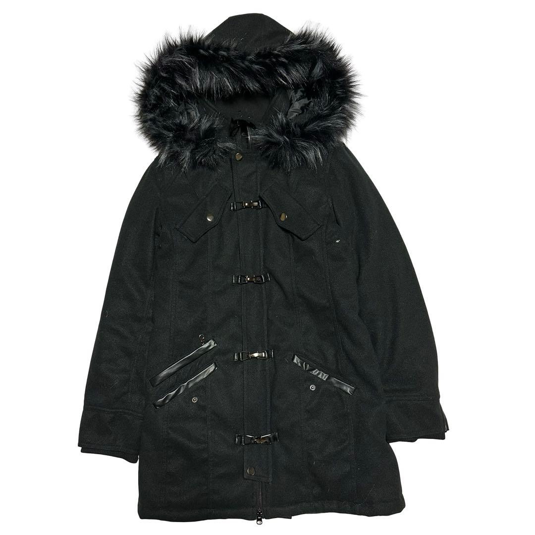 00s in the attic fur long jacket Y2K お兄系