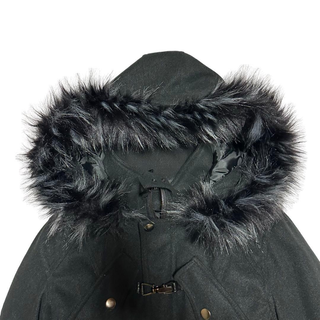 00s in the attic fur long jacket Y2K お兄系
