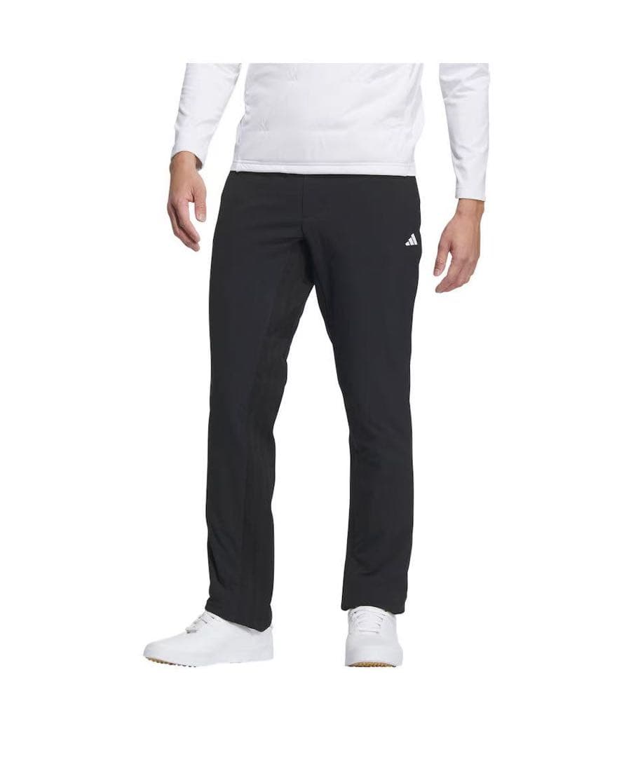 85新品27500円アディダスゴルフ/メンズ/秋冬/中綿ストレッチパンツ/黒