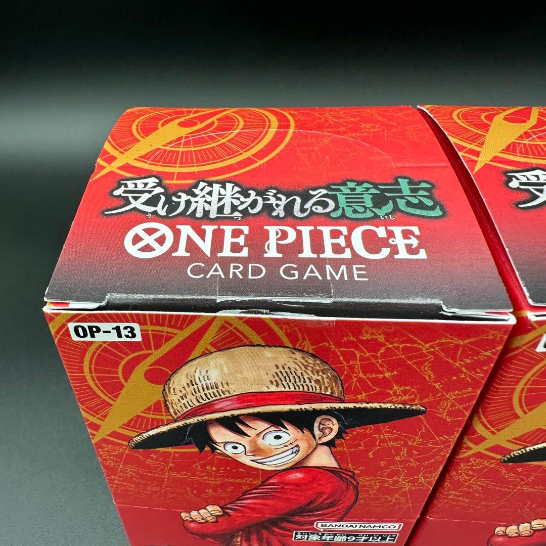 ONE PIECE 受け継がれる意志 4BOX テープカット 封入率一致
