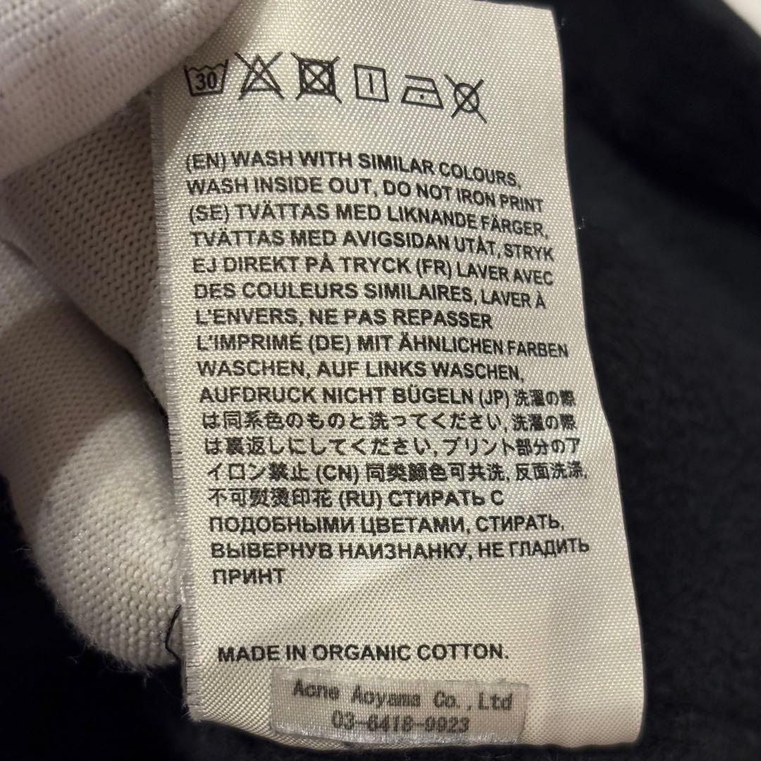 ☆名作☆Acne Studios スモールロゴパーカー XS ブラック