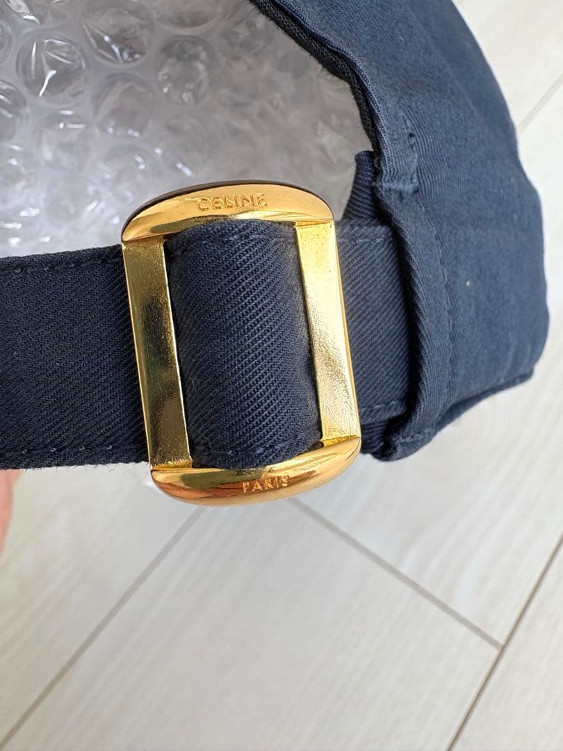 セリーヌ　キャップ　M 紺　ベースボール　男女 正規品