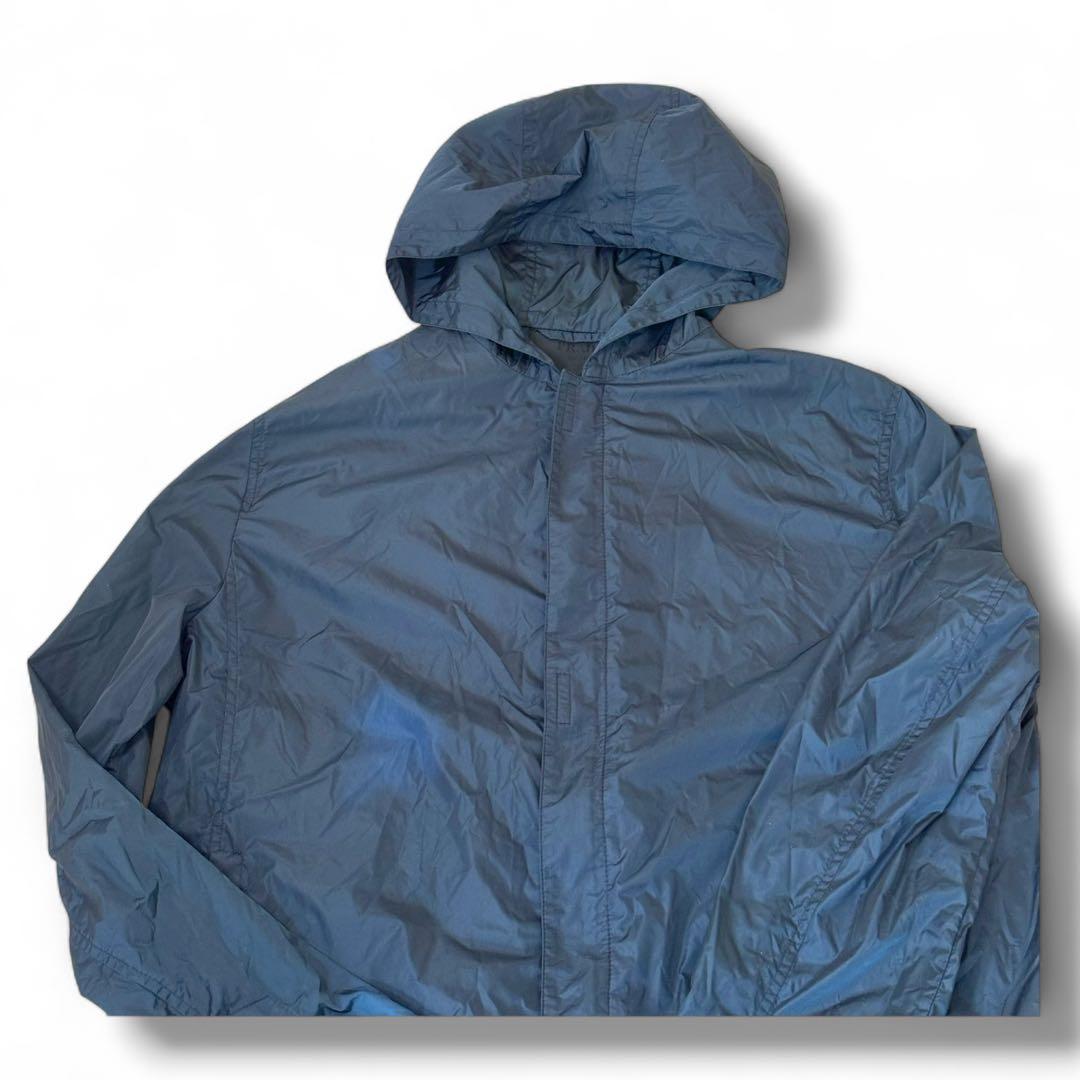 プラダ ナイロン パーカー フーデッド ジャケット ダブルZIP 軽量