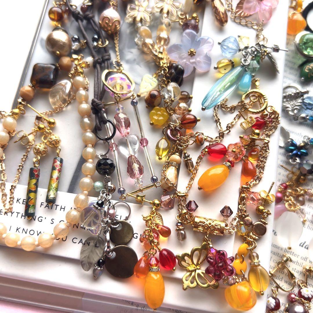 花*音様 計27点 ハンドメイド アクセサリー等 大量 まとめ売り