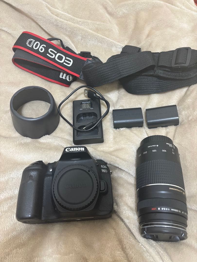 デジタル一眼レフカメラCanon EOS 90D望遠レンズセット
