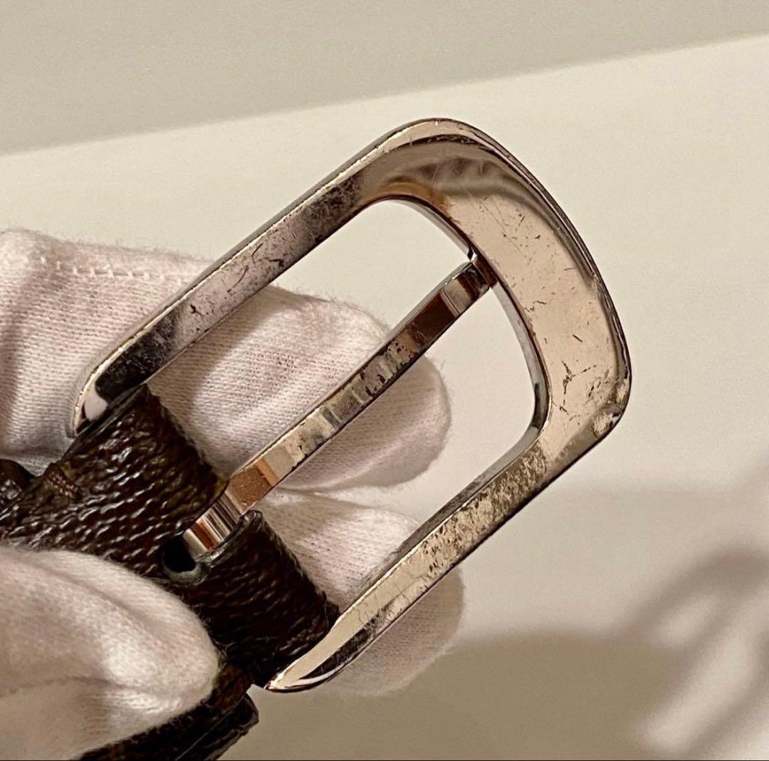 LOUIS VUITTON ブラウンレザーベルト