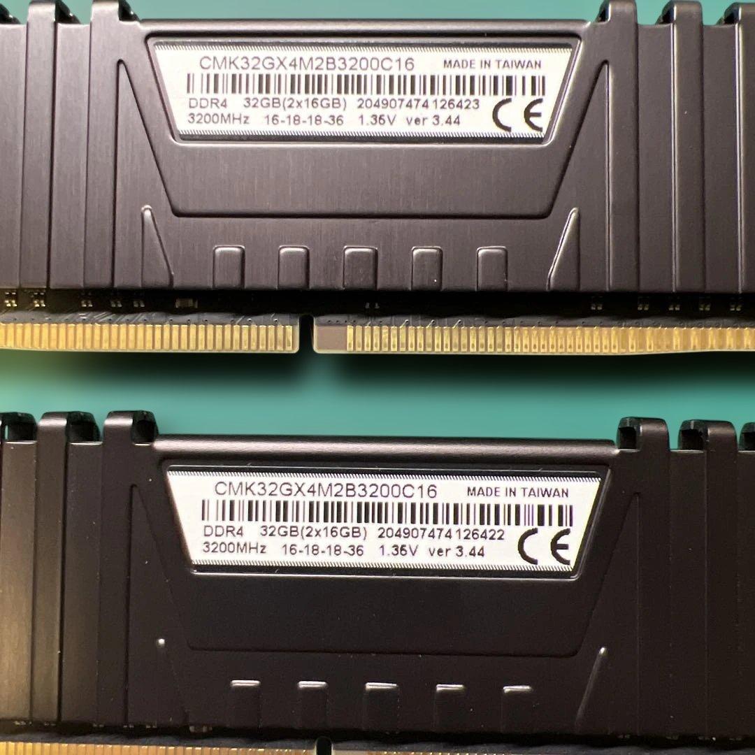 み*ぽ様 Vengeance LPX DDR4 16x2 32gb メモリー