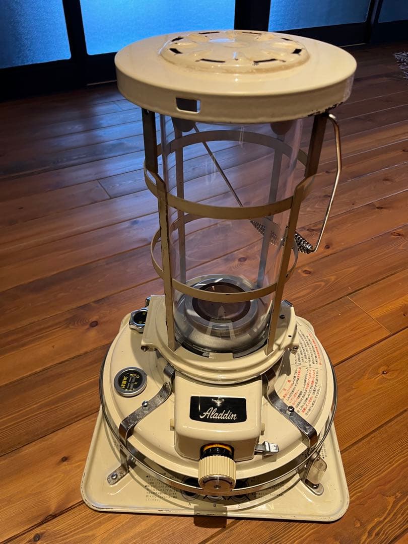 Aladdin アラジンストーブ ガラスチムニー　ブルーフレーム 39型