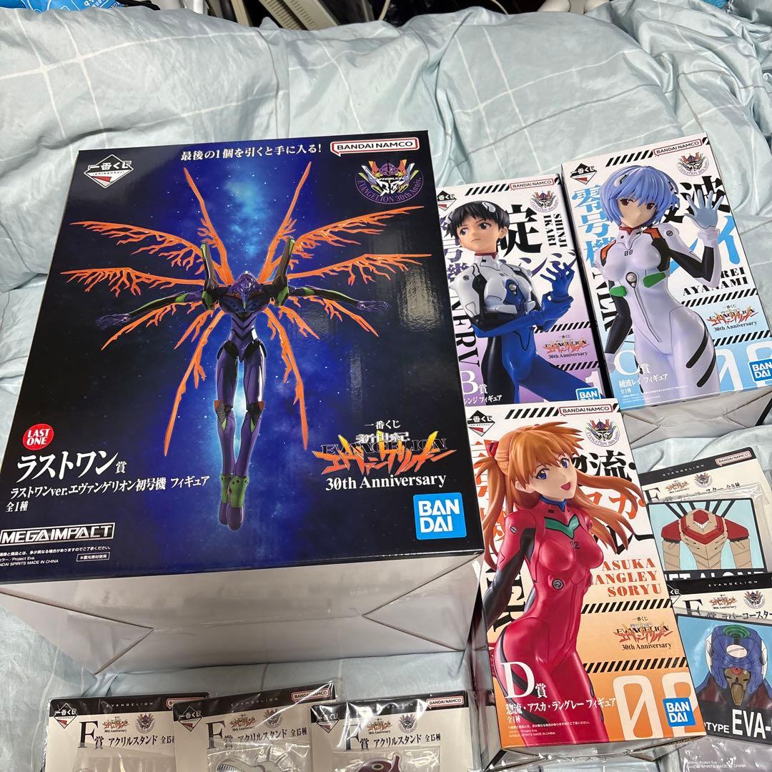 エヴァンゲリオン 30周年一番くじ フィギュア ラストワン賞 B.C.D+おまけ