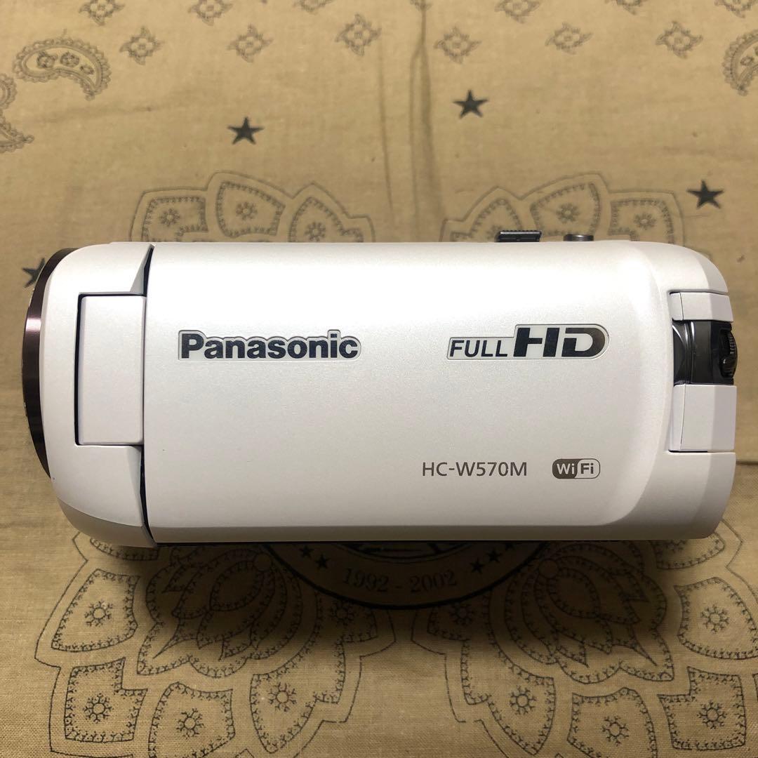 美品 Panasonic HC-W570M Wi-Fi内蔵 ビデオカメラ