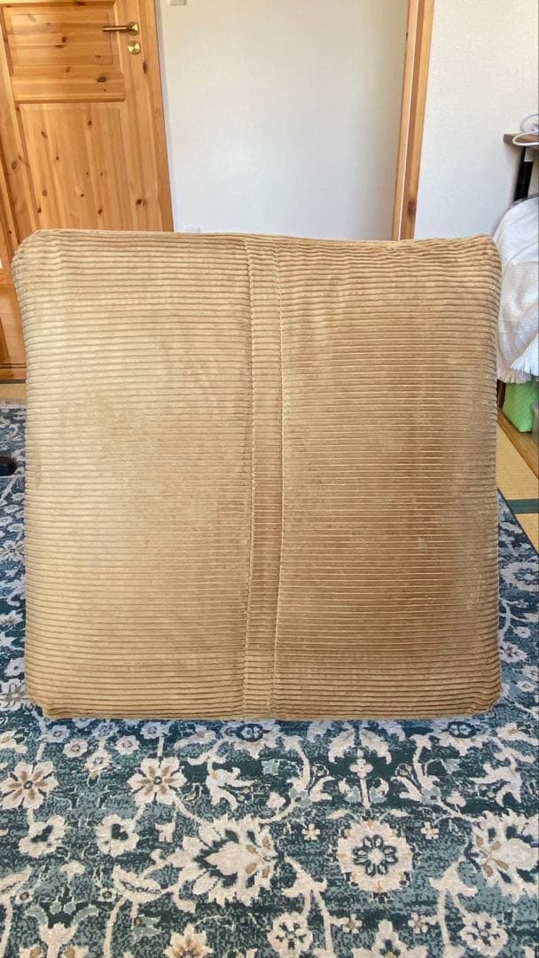 リセノ　フォルク folk オットマン　12cm ブラウン×キャメル