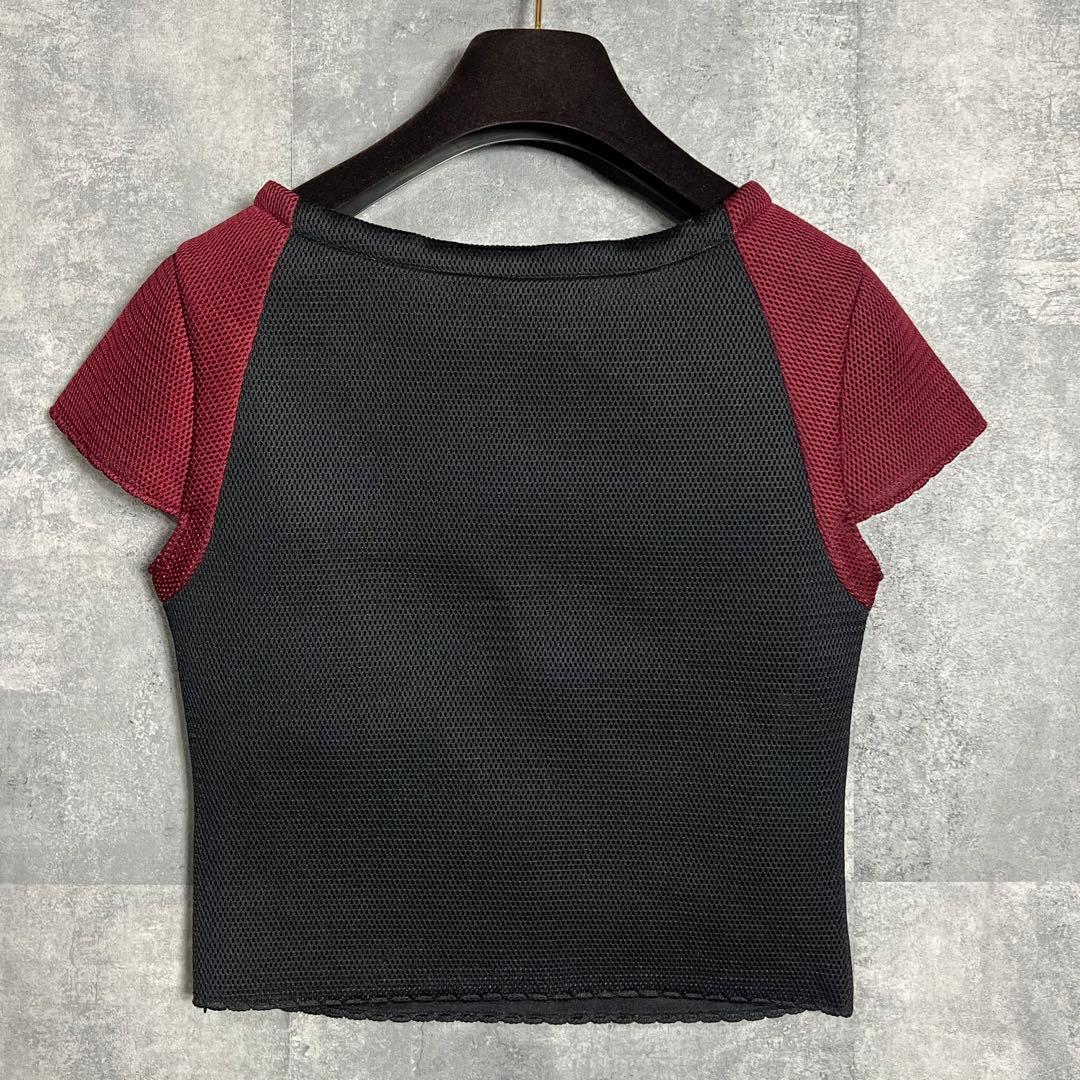 レア物❤️MIU MIUミュウミュウ　ダンボールメッシュトップス40ですがS相当