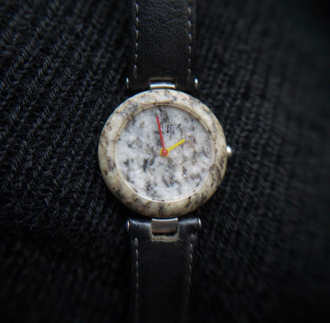 ヴィンテージ tissot ティソ ロックウォッチ 大理石 腕時計
