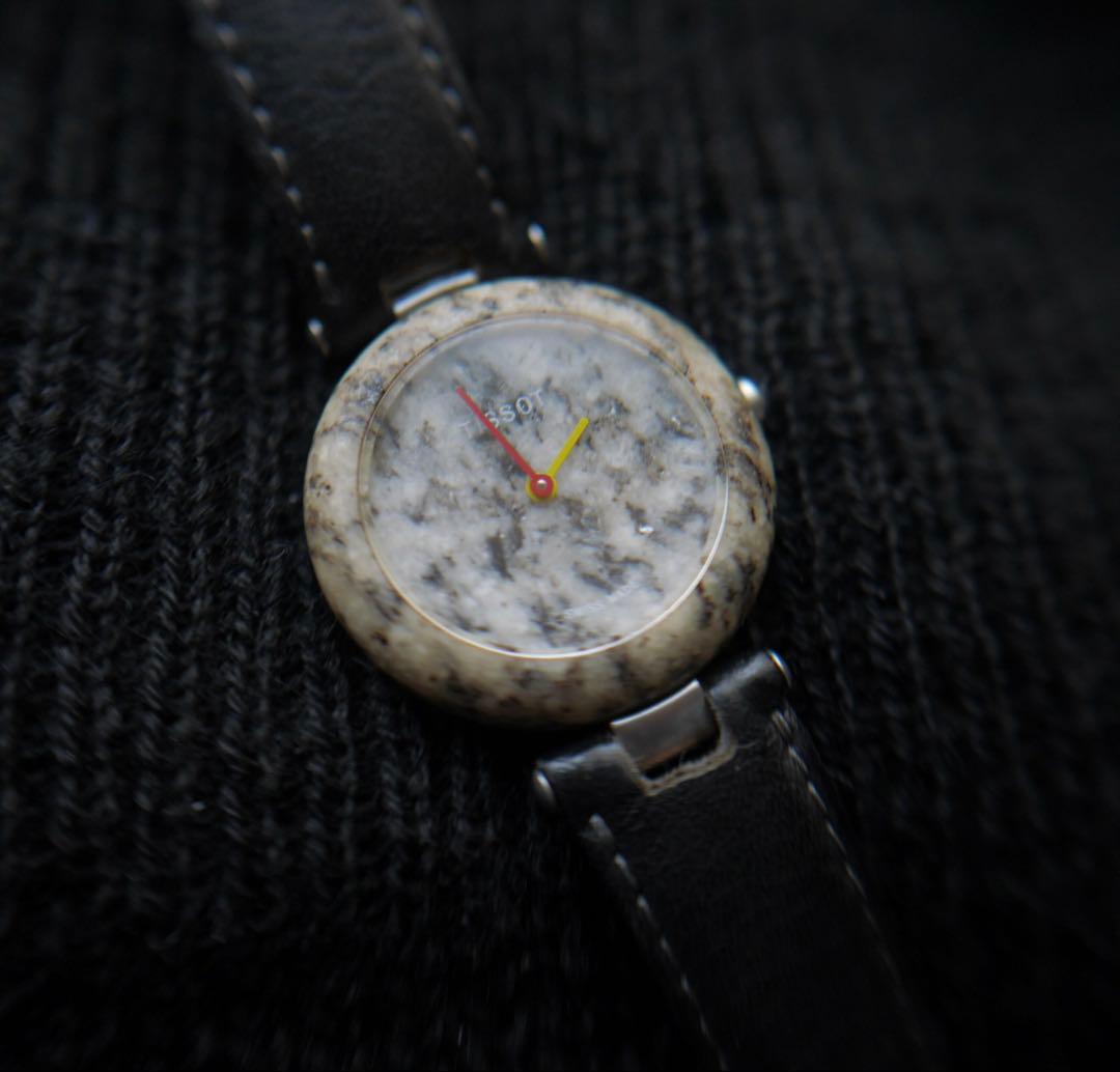 ヴィンテージ tissot ティソ ロックウォッチ 大理石 腕時計