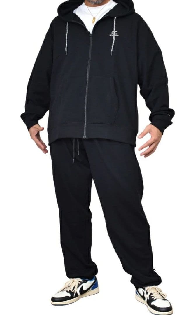 チャンピオン　セットアップスウェットパーカー　メンズ大きいサイズ5L