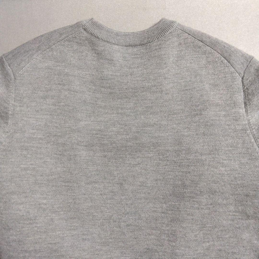 エブールebure ライトウールミラノクルーネックニットプルオーバー