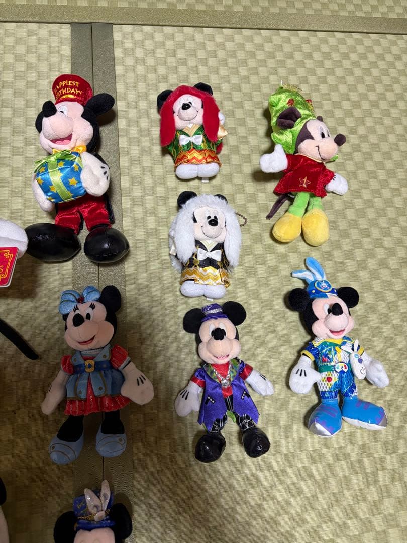 ディズニー　ミッキー　ミニー　ぬいぐるみ一式