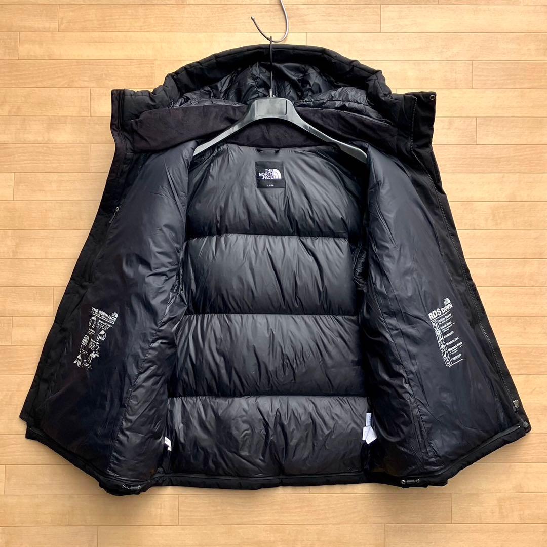 L ザ ノースフェイス ダウンジャケット 黒 ダウンパーカ ダウンDRYVENT
