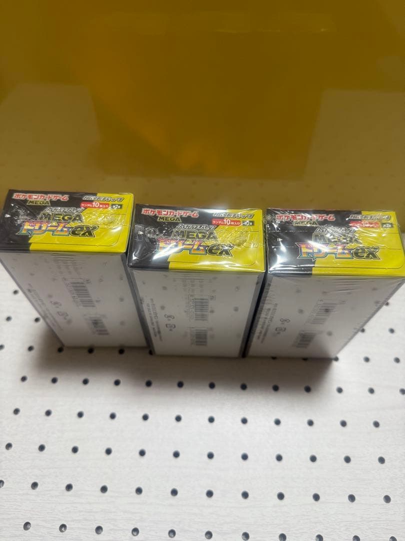 ポケモンカードゲーム メガドリームEX 3box シュリンク付き