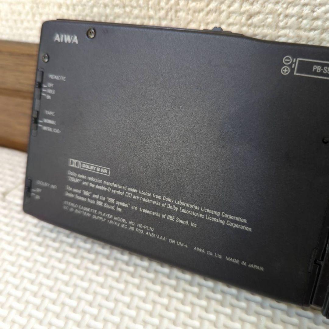 AIWAHS-PL70 BBE カセットプレーヤー
