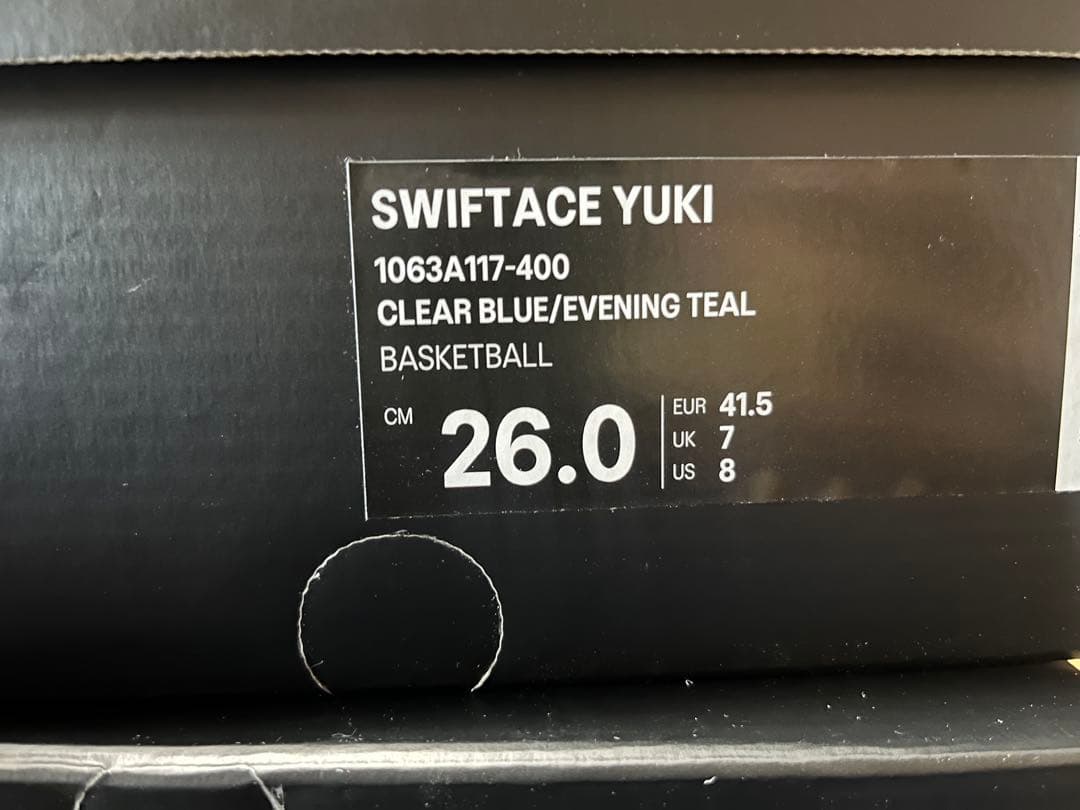 【値下げ中】ASICS SWIFTACE YUKI バスケットシューズ US 8