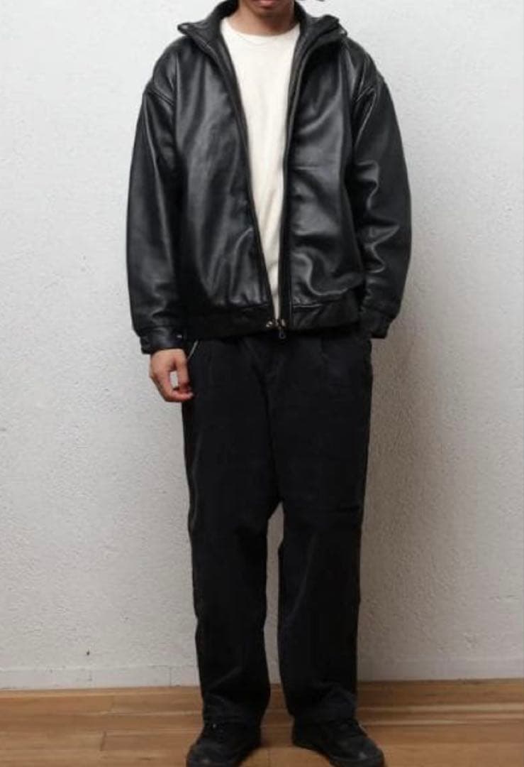 EDIT CLOTHING sheep leather blouson レザー