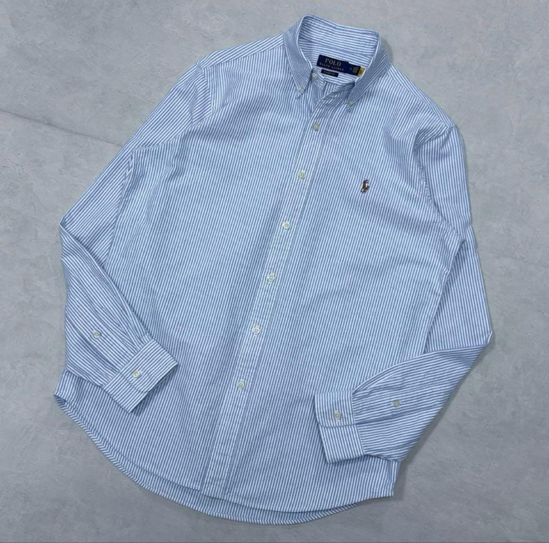 美品 定番 24SS ポロラルフローレン オックスフォード ボタンダウンシャツ