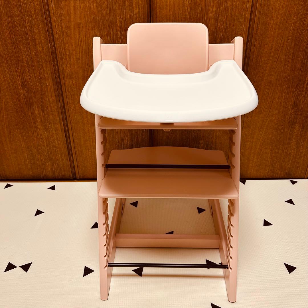 STOKKE TRIPP TRAPP セレーヌピンク テーブル・ベビーセット付き