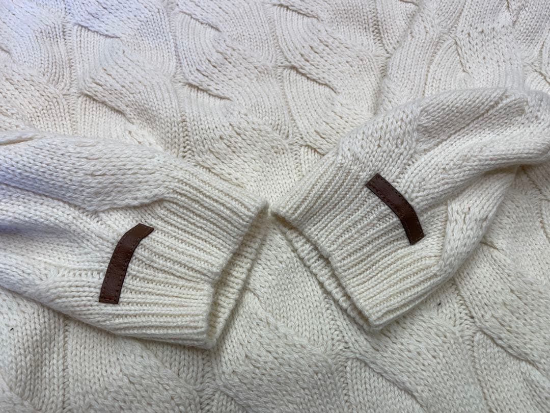 THE INOUE BROTHERS ロイヤルアルパカ ケーブル編み ニット